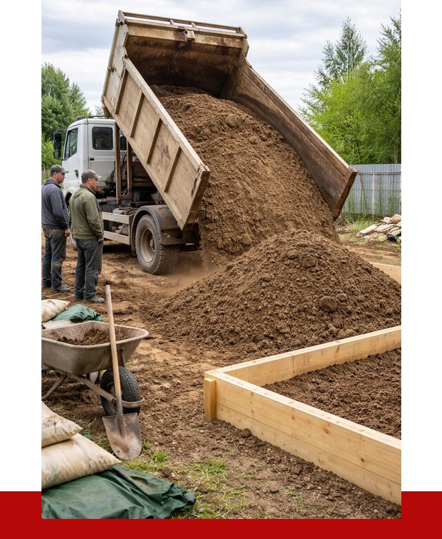 Торфо песчаная смесь в Вязниках с доставкой от 1976 р. | ПРОНЕРУДВзн