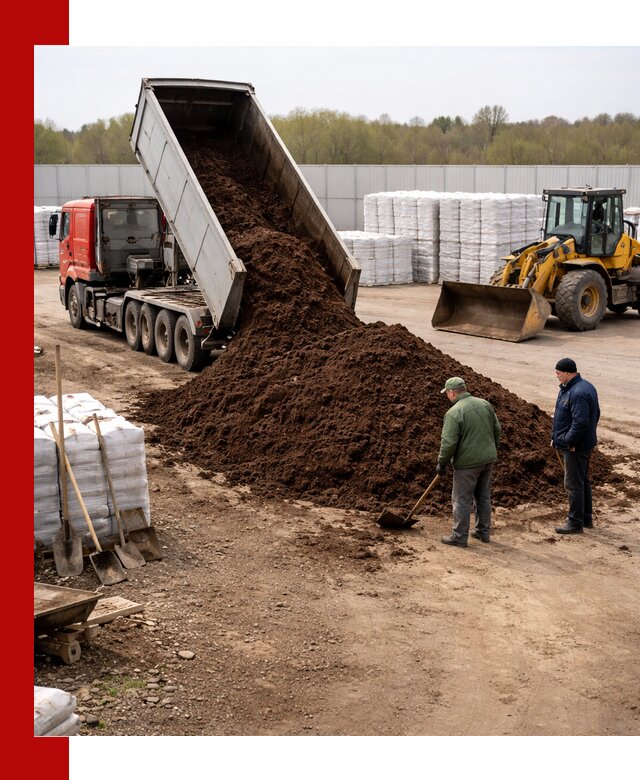 Доставка торфяных смесей оптом и в розницу в Вязниках