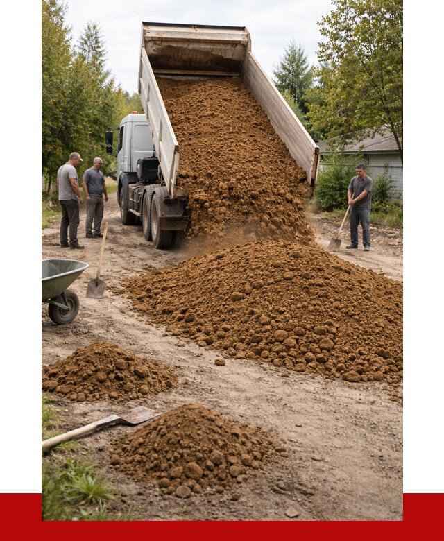 Купить суглинок с доставкой в Вязниках от 2671 р. за куб | ПРОНЕРУДВзн