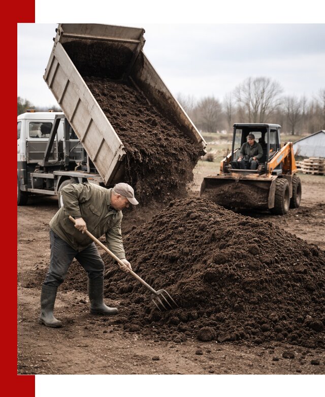 Доставка и продажа перегноя в Вязниках быстро и дешево