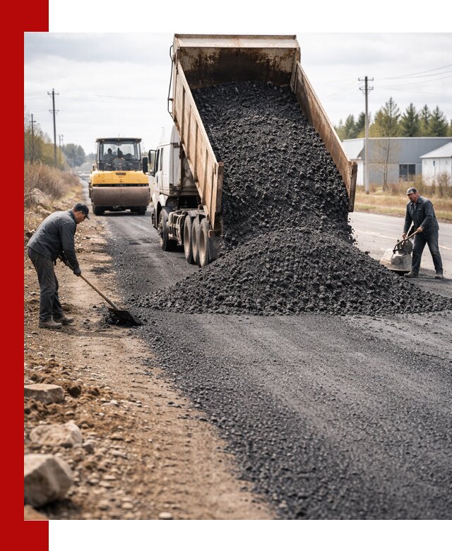 Асфальтовая крошка для дорог в Вязниках — поставка и доставка