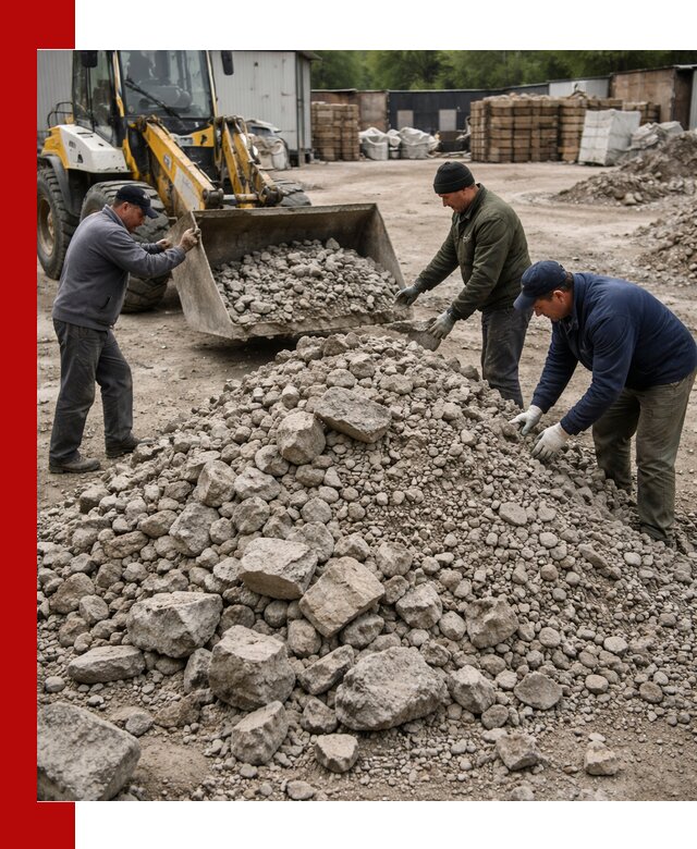 Демонтаж и вывоз бой бетона в Вязниках