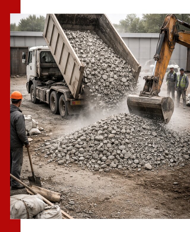 Доставка дробленого бетона в Вязниках оптом и в розницу
