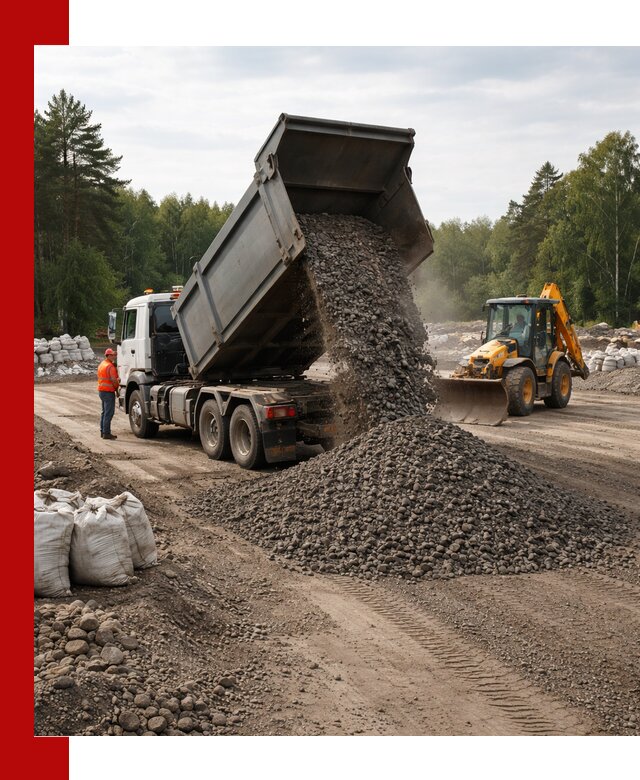 Доставка дробленого асфальта в Вязниках для дорожных работ