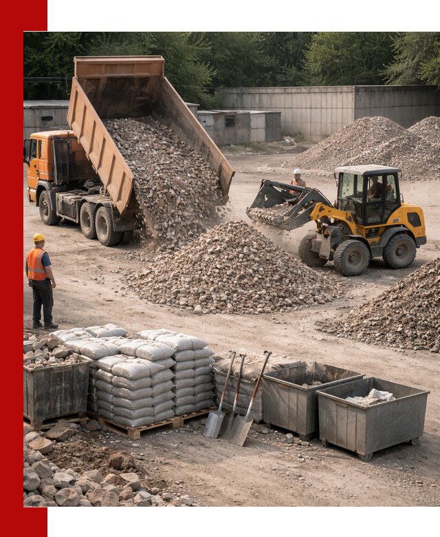 Вторичные материалы для отсыпки в Вязниках — поставка и доставка