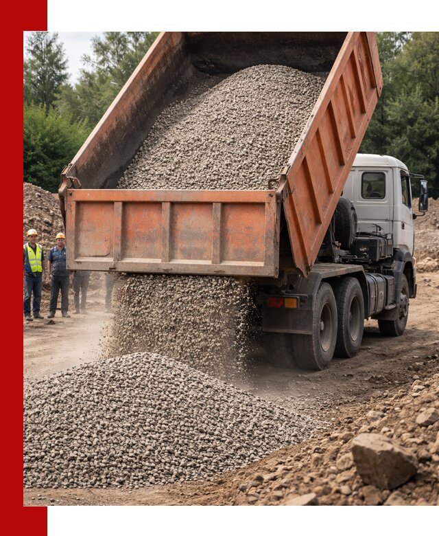 Доставка сыпучих материалов самосвалом в Вязниках быстро и надежно