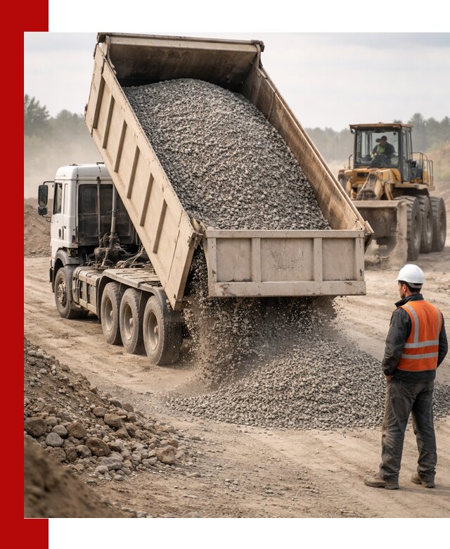 Доставка самосвалом 40 кубов цемента и сыпучих в Вязниках