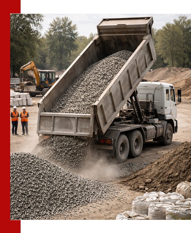 Аренда самосвала в Вязниках для доставки сыпучих и нерудных материалов