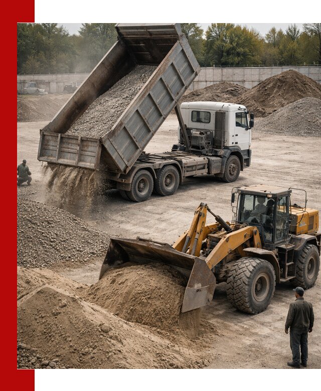 Перевозка сыпучих грузов самосвалами и бортовыми в Вязниках