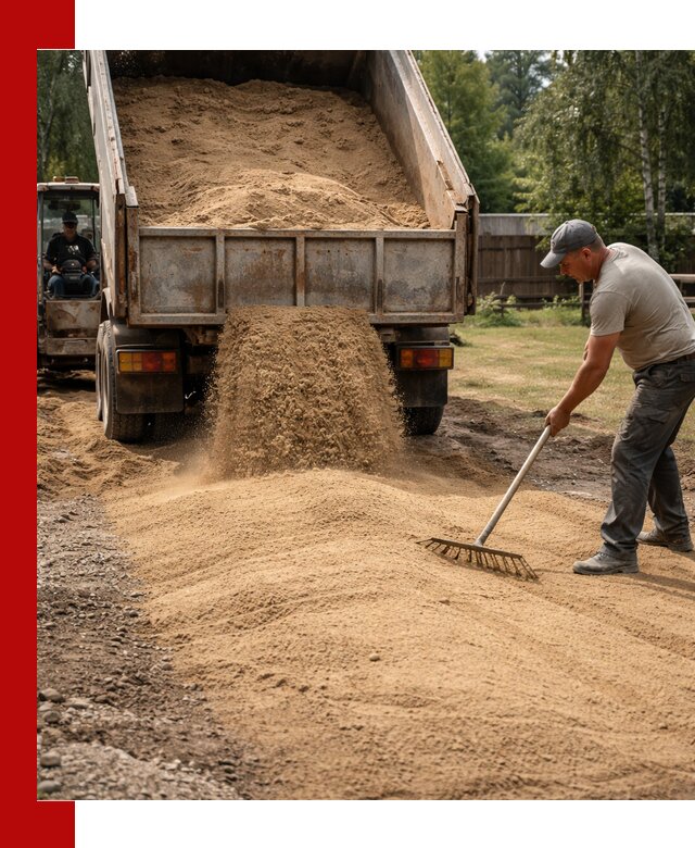 Отсыпка участка песком в Вязниках быстро и качественно