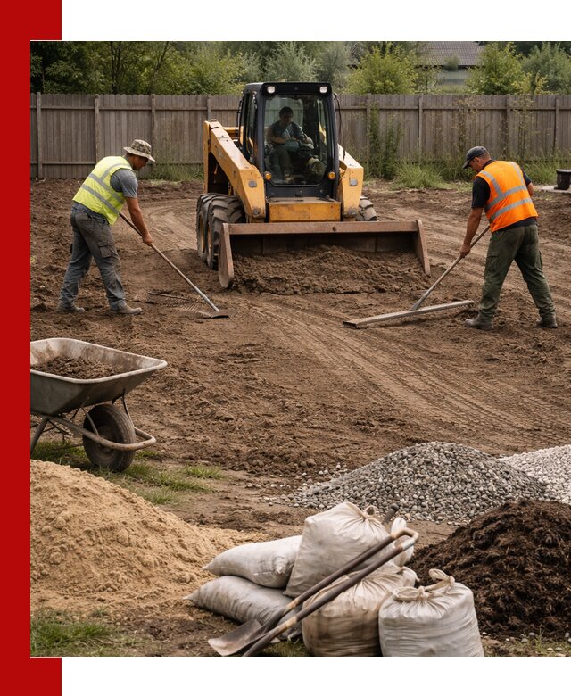 Выравнивание участка под строительство и благоустройство в Вязниках