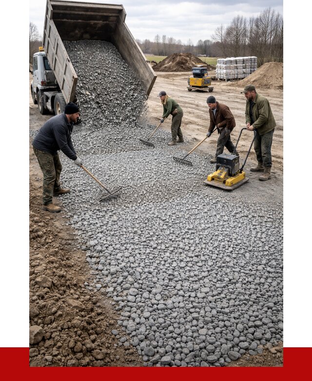 Устройство щебеночной подушки в Вязниках от 4807 р. ПРОНЕРУДВзн